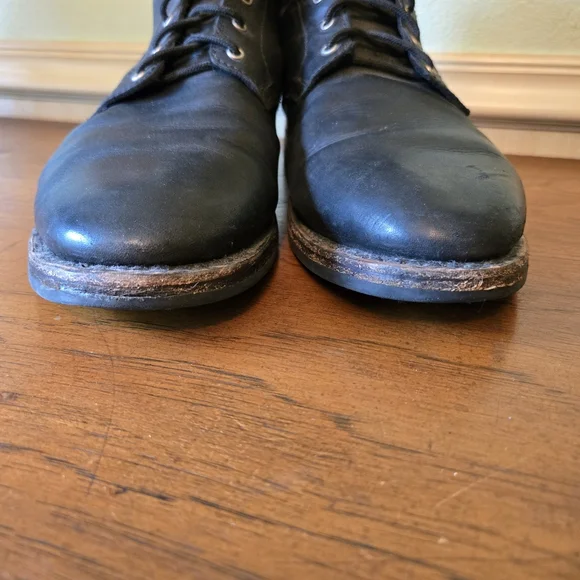 Thursday Boot Co. Captain Boots Mens Size 14 Black Leather Handmade Dress Casual - Picture 15 of 16